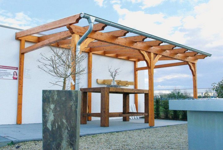 bild terrassenüberdachung freistehend bausatz