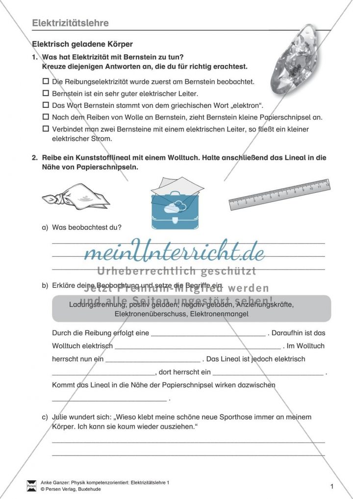 arbeitsblatt antworten auf reaktant