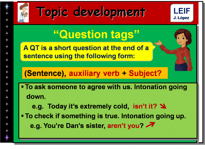 arbeitsblatter question tags
