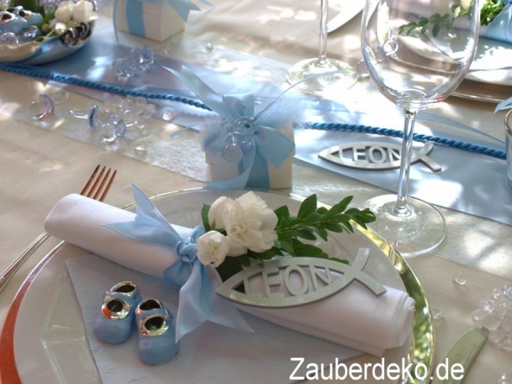 ansammlung tischdeko taufe günstig