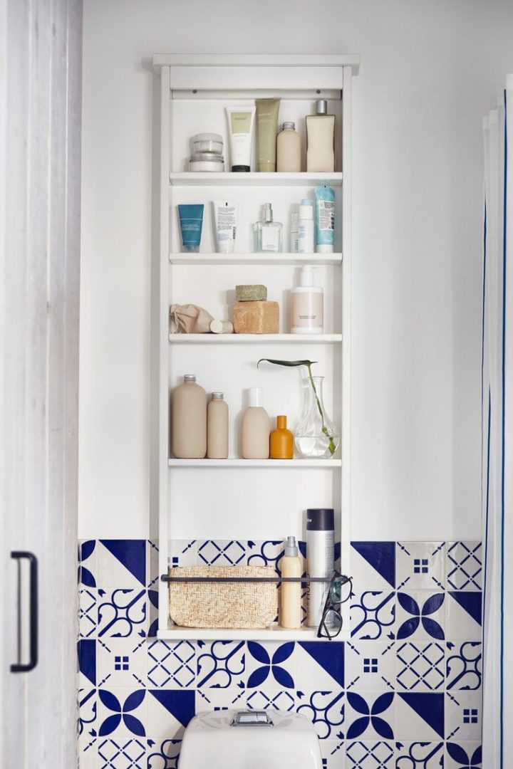 einzug regal schmal bad