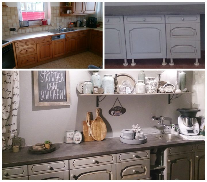 stollen klebefolie küche vorher nachher