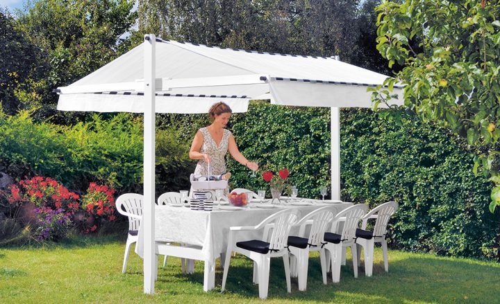 einzug gartenpavillon holz selber bauen