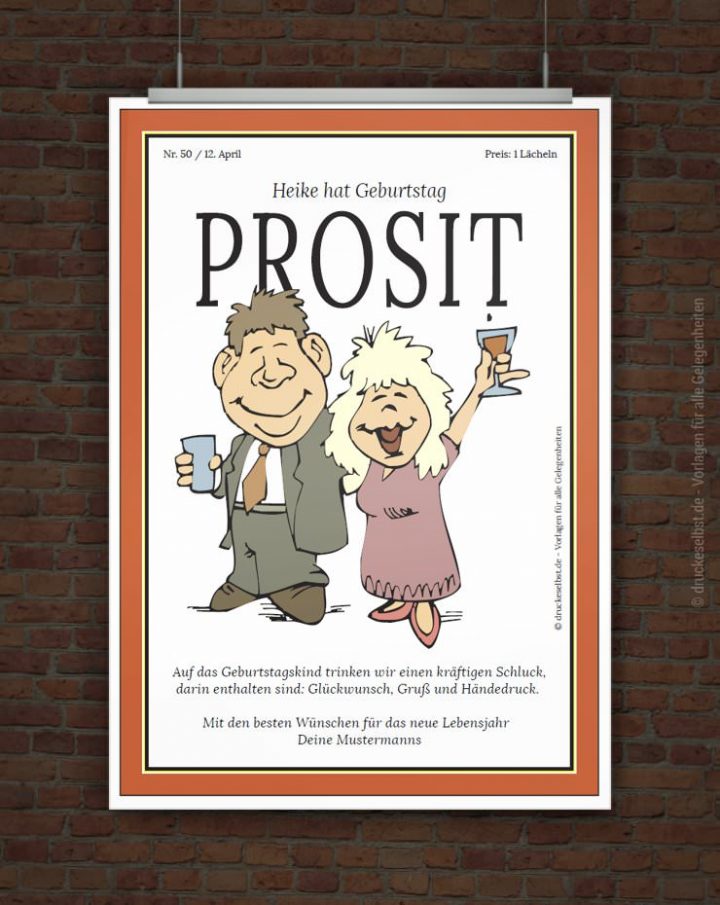 stollen geburtstagskarte gestalten und ausdrucken kostenlos