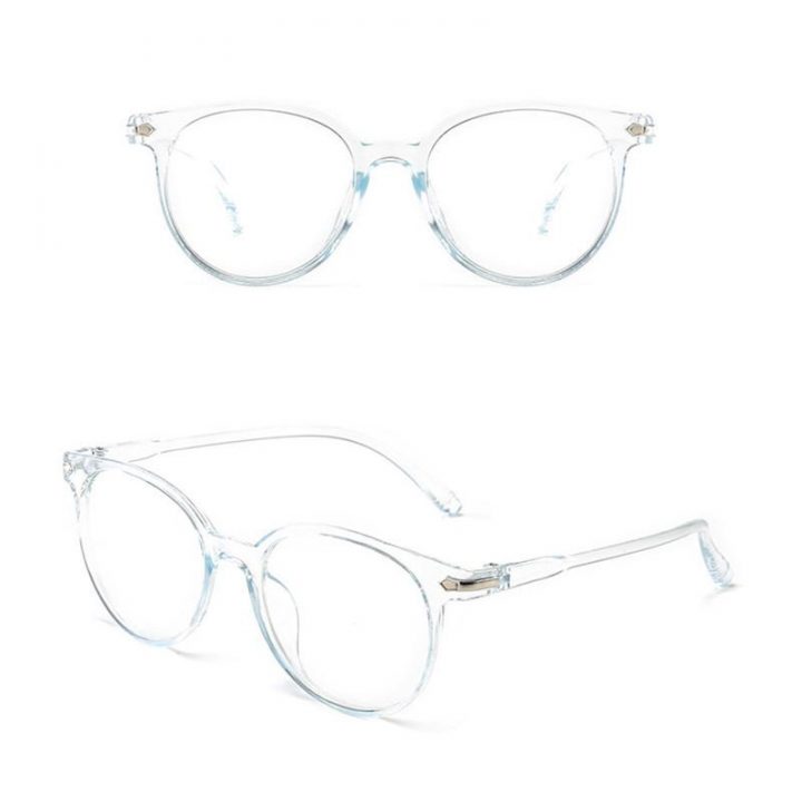 bild brille durchsichtiger rahmen