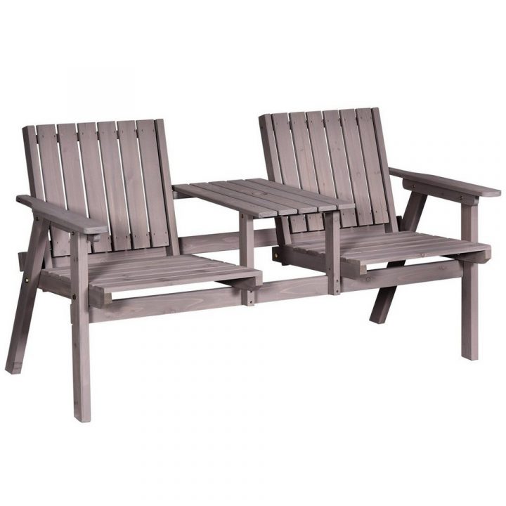 einziehung gartenbank mit integriertem tisch