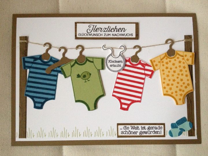 abholung basteln zur geburt