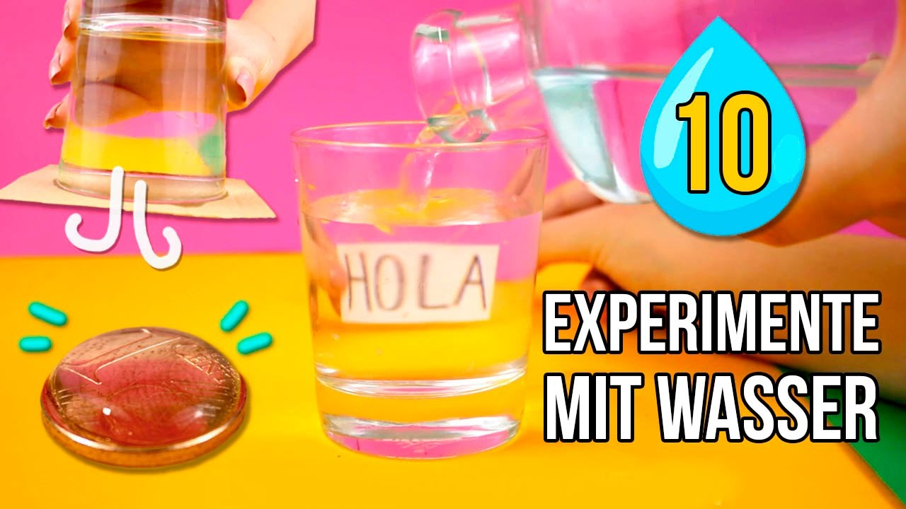 10 Erstaunlichen Experimente Mit Wasser Einfache Experimente Zu Hause Tun! für Experimente Mit Wasser Im Kindergarten