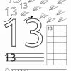 13 - Zahlen Ausdrucken Din A4 bestimmt für Zahlen Zum Ausschneiden
