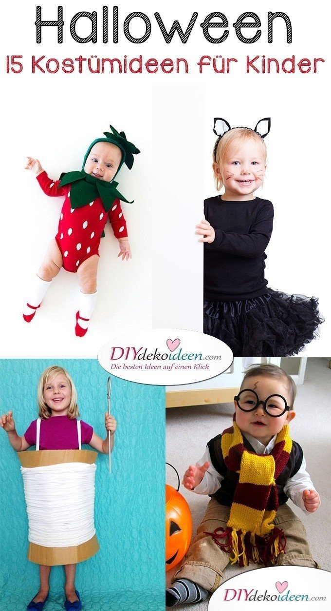 15 Witzige Halloween Kostüm Ideen Für Kinder Zum Selbermachen bestimmt für Halloween Kostüm Baby Selber Machen