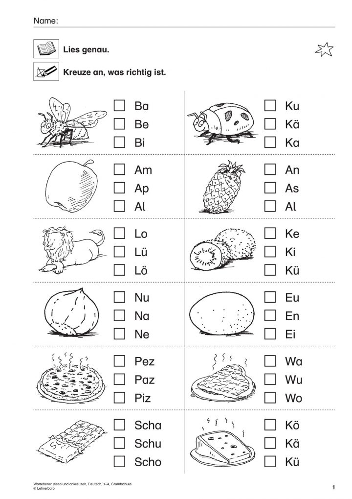 27 Arbeitsblätter Grundschule 1 Klasse Ausdrucken bestimmt für Arbeitsblätter 1 Klasse Kostenlos Ausdrucken