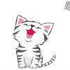 #293 Gekritzel Am Montag , Kleine Süße Katze , Kätzchen, Draw , Paint  Zeichnen Zeichnung Tutorial innen Süße Bilder Zum Zeichnen