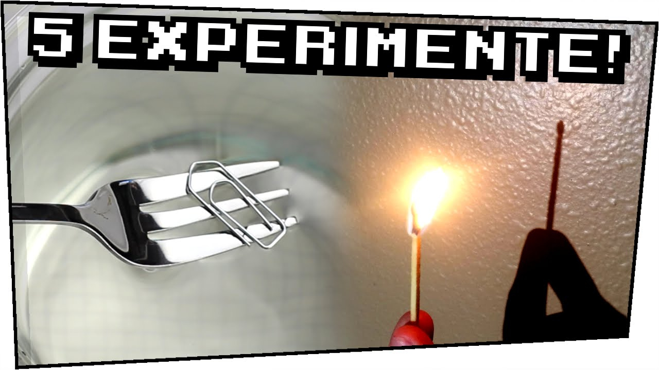 5 Experimente Zum Selber Machen - Heimexperimente #64 für Physik Experimente Für Schüler 6 Klasse