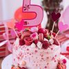 5. Geburtstag In Rosarot Und Die Geschichte Mit Der Torte über Geburtstagstorte 5 Geburtstag