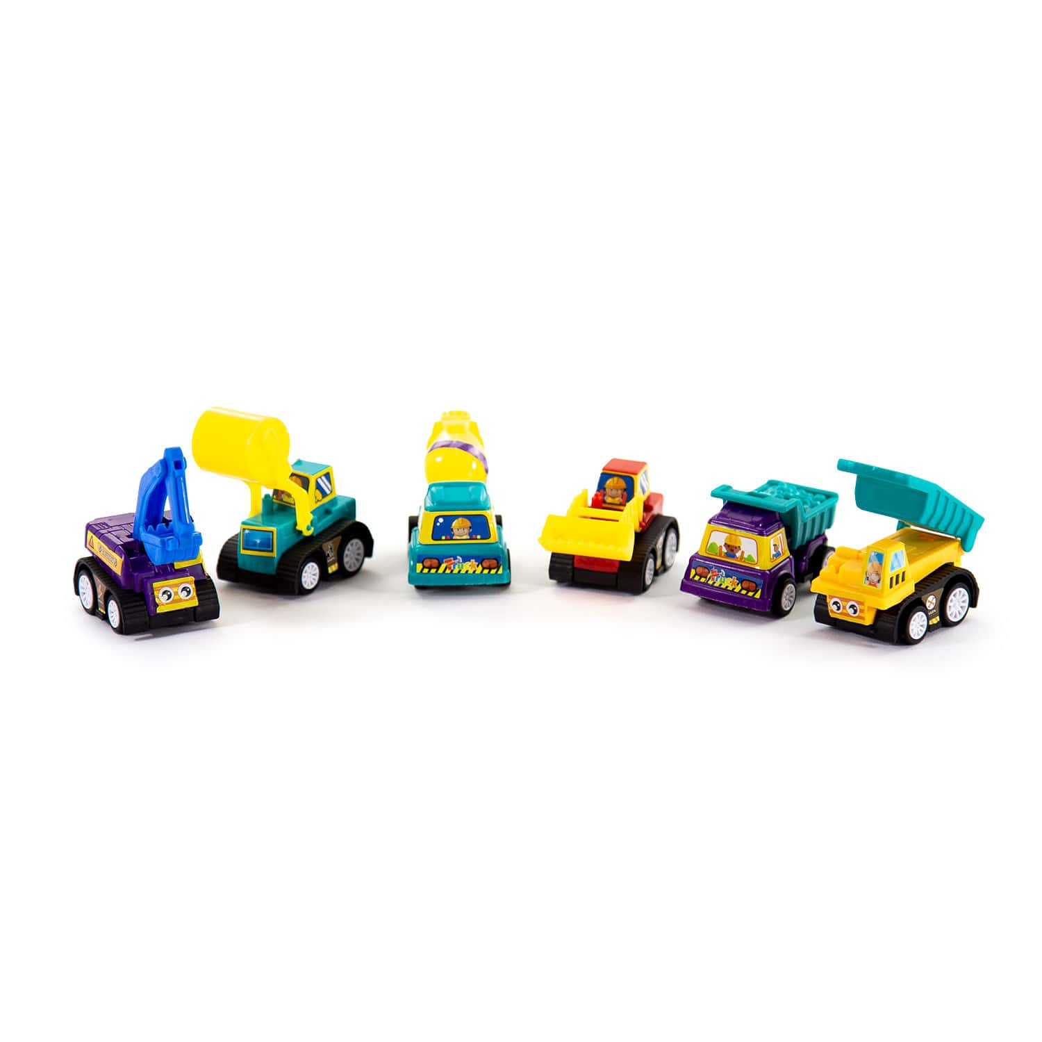 6 Spielzeugautos Mini Spielzeug Autos Baustellen Auto Set Für Kinder  Kleinkinder Ab 3 Jahren für Fahrzeuge Für Kleinkinder
