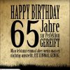 65. Geburtstag Retro Geburtstagskarte - Geburtstagssprüche ganzes Geburtstagsgeschenk Für 65 Jährigen Mann