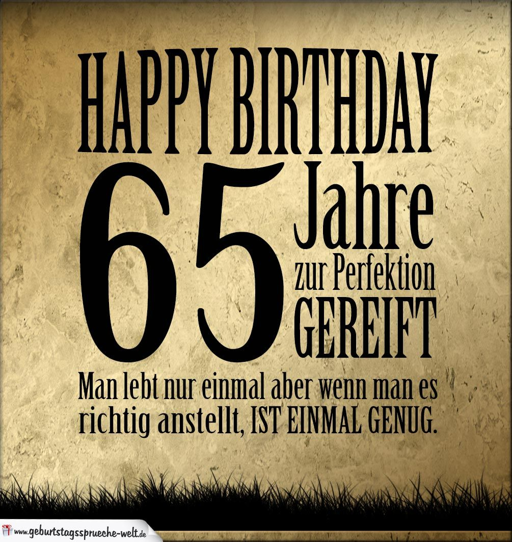 65. Geburtstag Retro Geburtstagskarte - Geburtstagssprüche ganzes Geburtstagsgeschenk Für 65 Jährigen Mann