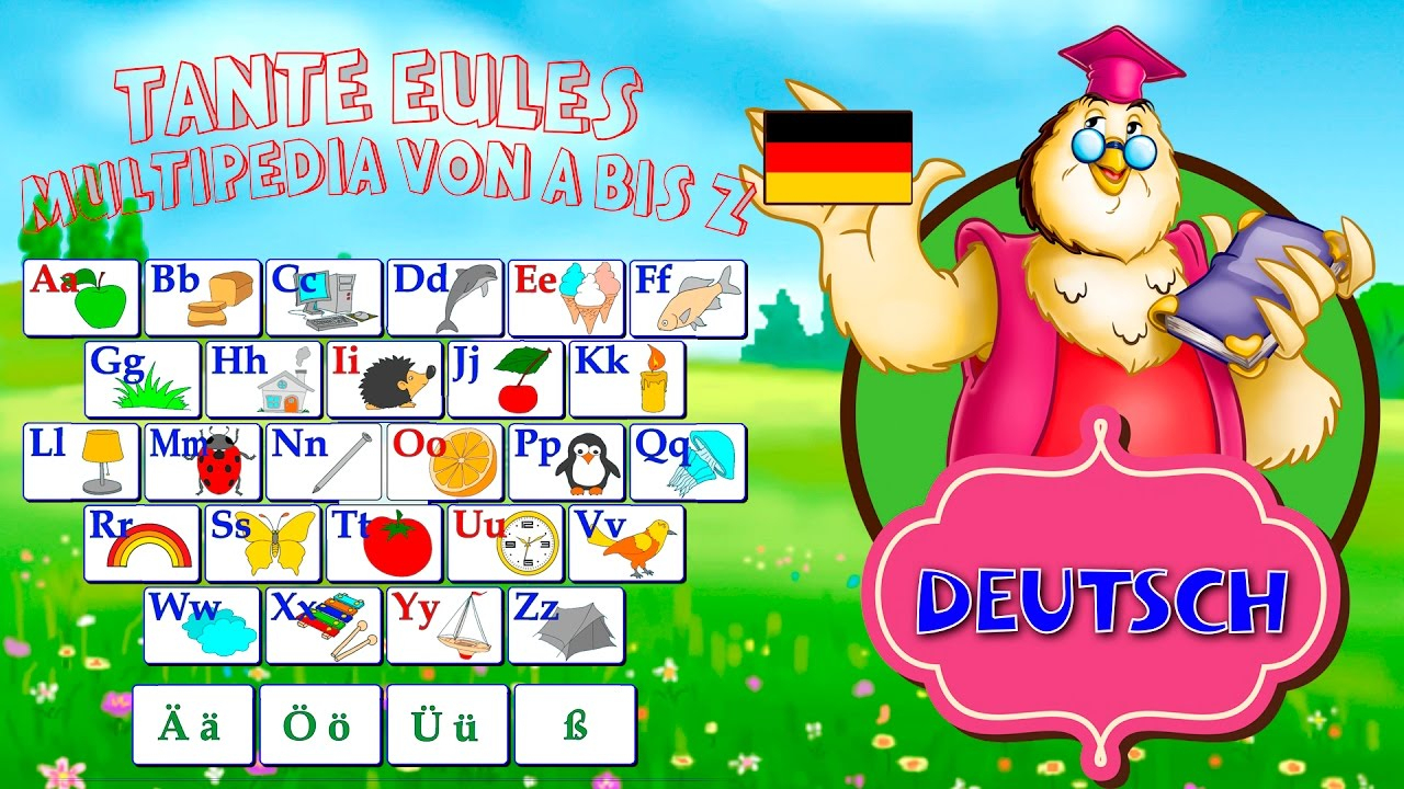 Abc - Alphabet Mit Tieren | Deutsch Lernen Für Kinder | Learn German bestimmt für Alphabet Deutsch Lernen
