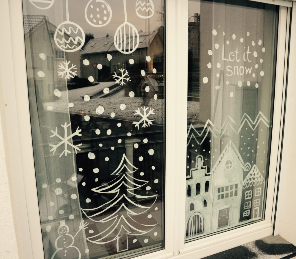 Advent: Fenster Bemalen Mit Natürlicher Farbe - Besser Leben für Weihnachtsbilder Fürs Fenster