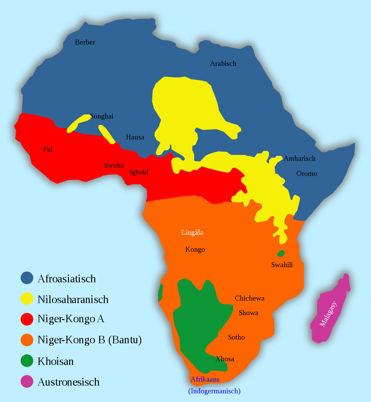 Afrikanische Sprachen – Wikipedia verwandt mit Wie Viele Sprachen Gibt Es Auf Der Welt