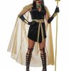 Ägyptische-Göttin-Kostüm Bastet-Kostüm Karneval-Kostüm Schwarz-Gold mit Ägyptische Katzengöttin