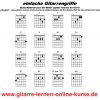 Akkordtabelle Für Gitarre - Gitarre Lernen ganzes Einfache Gitarrengriffe Für Anfänger