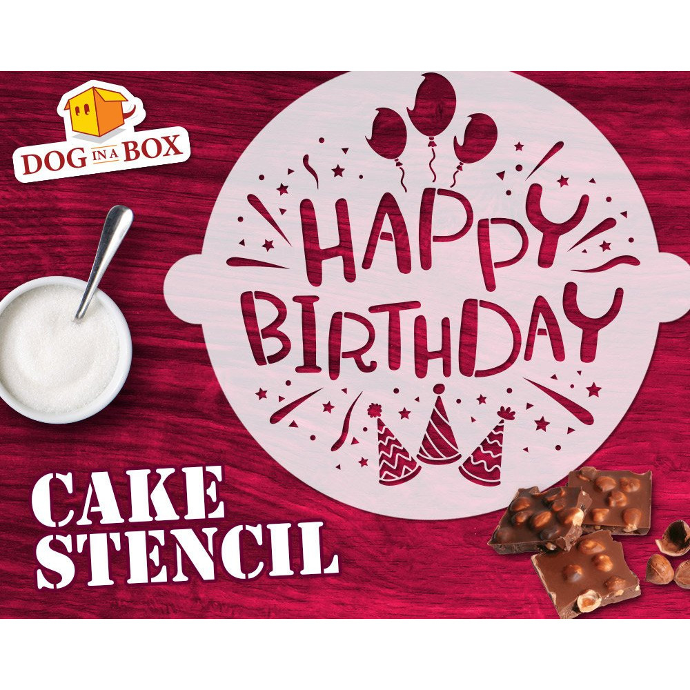 Alles Gute Zum Geburtstag Kuchen Schablone - Party Kuchen Dekor Schablone mit Happy Birthday Schablone