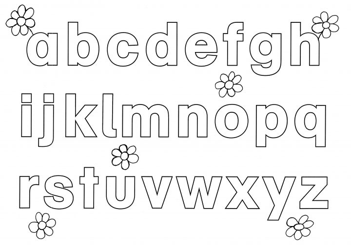 Alphabet Ausmalbilder Malvorlagen Für Kinder mit Abc