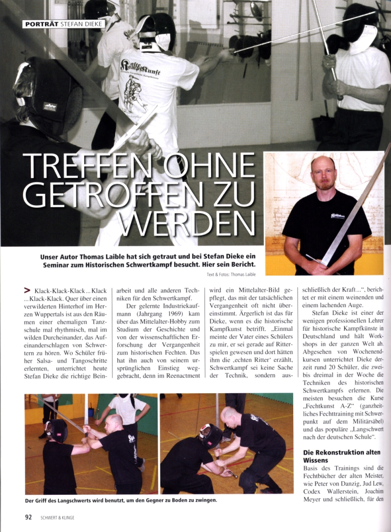 Alte Kampfkunst - Historical European Martial Arts Academy bei Historischer Schwertkampf Düsseldorf