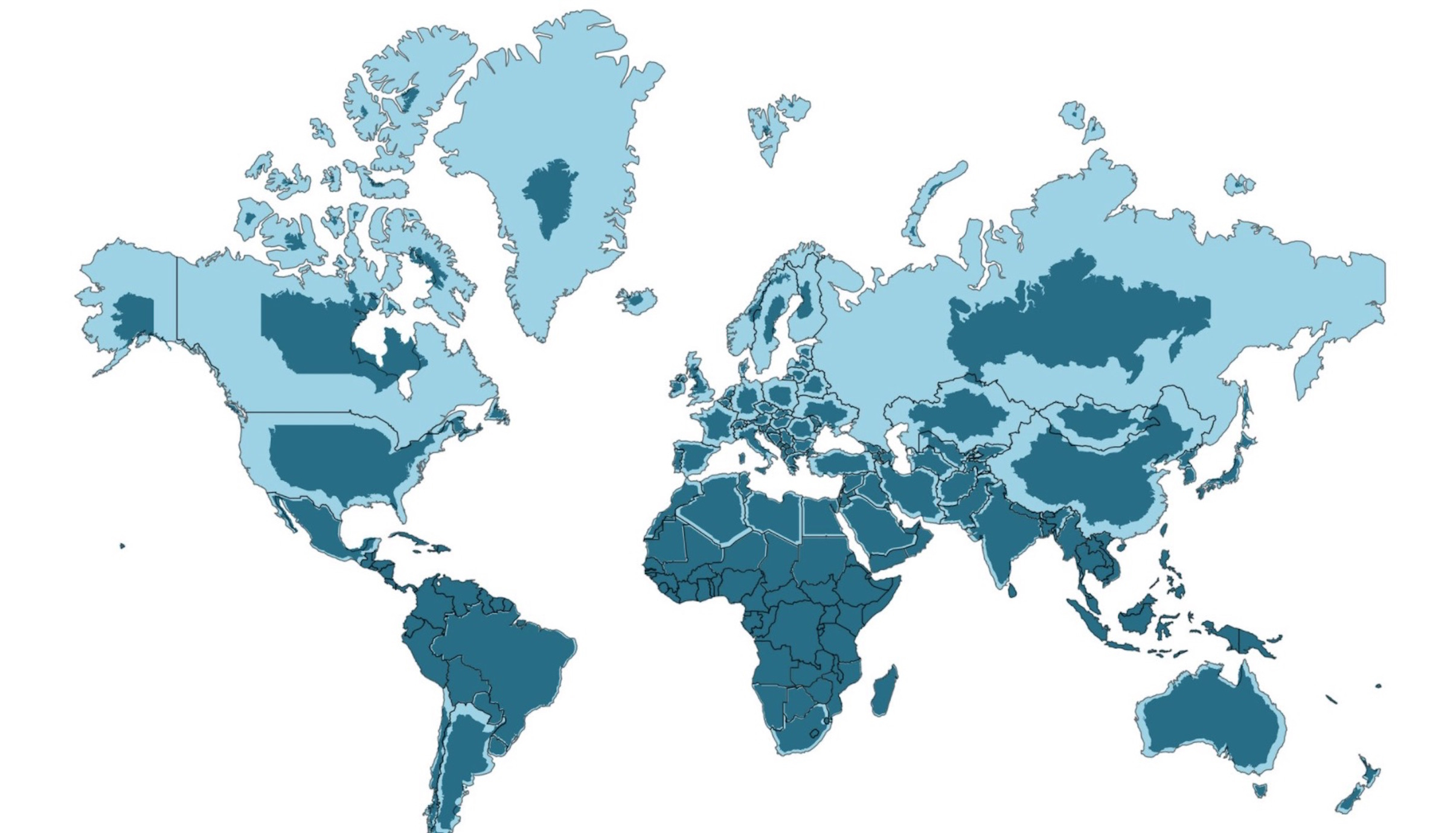 Animierte Weltkarte Zeigt: So Groß Sind Länder Wirklich bei Länder Der Erde Karte