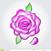 Aquarell-Vektorillustration Des Rosas Rose Gemalte, Hand mit Rosen Bilder Gemalt