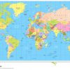 Ausführliche Politische Weltkarte: Länder, Städte für Weltkarte Länder Beschriftet Deutsch