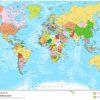 Ausführliche Politische Weltkarte Mit Hauptstädten, Flüssen bestimmt für Weltkarte Mit Hauptstädten