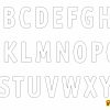 Ausmalbild Abc - Kostenlose Malvorlagen bei Buchstaben Zum Ausdrucken Und Ausschneiden