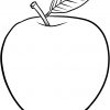 Ausmalbild: Apfel | Ausmalbilder Kostenlos Zum Ausdrucken mit Ausmalbild Apfel