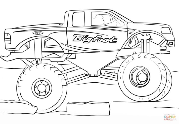 Monstertruck Malvorlage kinderbilder.download Monstertruck Malvorlage kinderbilder.download