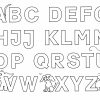Ausmalbild Buchstaben Lernen: Buchstaben Lernen: Alphabet über Abc Zum Ausmalen