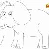 Ausmalbild Elefant - Kostenlose Malvorlagen bestimmt für Elefanten Malvorlagen