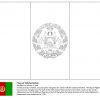 Ausmalbild: Fahne Von Afghanistan | Ausmalbilder Kostenlos bei Flaggen Zum Ausmalen Kostenlos
