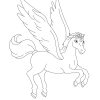 Ausmalbild: Fliegender Pegasus | Ausmalbilder Kostenlos Zum über Pegasus Ausmalbilder Zum Ausdrucken