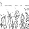 Ausmalbild Für Kinder: Shaya In Der Unterwasserwelt. (Mit bestimmt für Ausmalbilder Unterwasserwelt