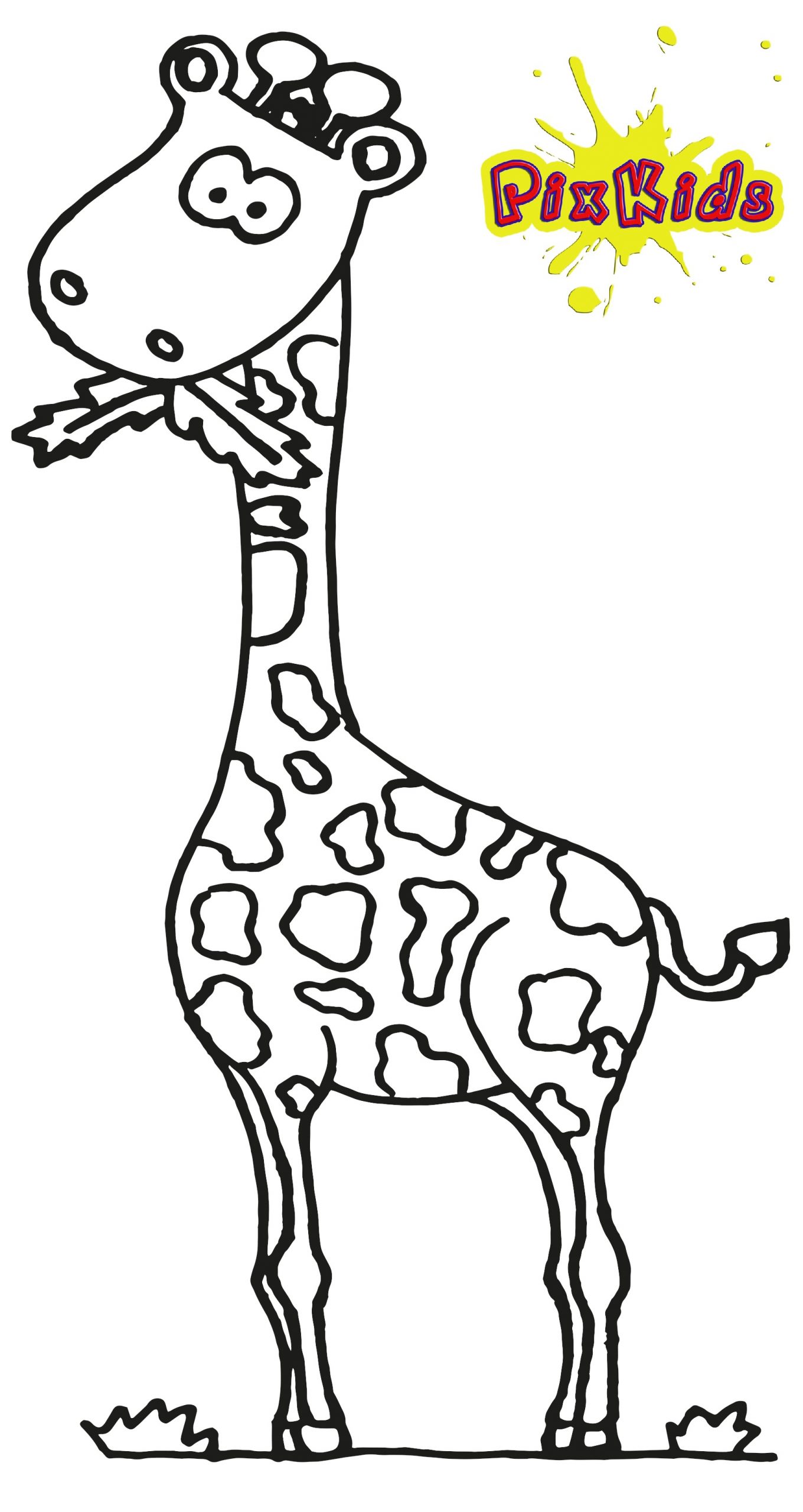giraffe ausmalbild  kinderbilderdownload  kinderbilder