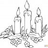 Ausmalbild: Kerzen Mit Blumen | Ausmalbilder Kostenlos Zum mit Kerzen Ausmalbilder