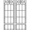 Ausmalbild: Kirchenfenster Glasmalerei | Ausmalbilder bei Kirchenfenster Malvorlage