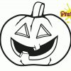 Ausmalbild Kürbis Halloween - Kostenlose Malvorlage ganzes Kürbis Ausmalbild