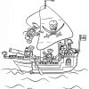 Ausmalbild: Lego Piratenschiff | Ausmalbilder Kostenlos Zum bei Piratenschiff Ausmalbild