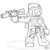 Ausmalbild: Lego Star Wars Boba Fett | Ausmalbilder mit Star Wars Bilder Zum Drucken