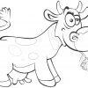 Ausmalbild: Lustige Kuh | Ausmalbilder Kostenlos Zum Ausdrucken bestimmt für Lustige Ausmalbilder