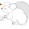 Ausmalbild Maus - Kostenlose Malvorlagen ganzes Ausmalbilder Die Maus