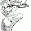 Ausmalbild: Meerjungfrau | Ausmalbilder Kostenlos Zum Ausdrucken in Meerjungfrauen Ausmalbilder